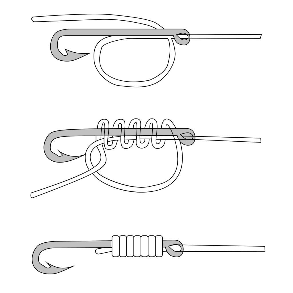 Как привязать крючок к леске.jpg